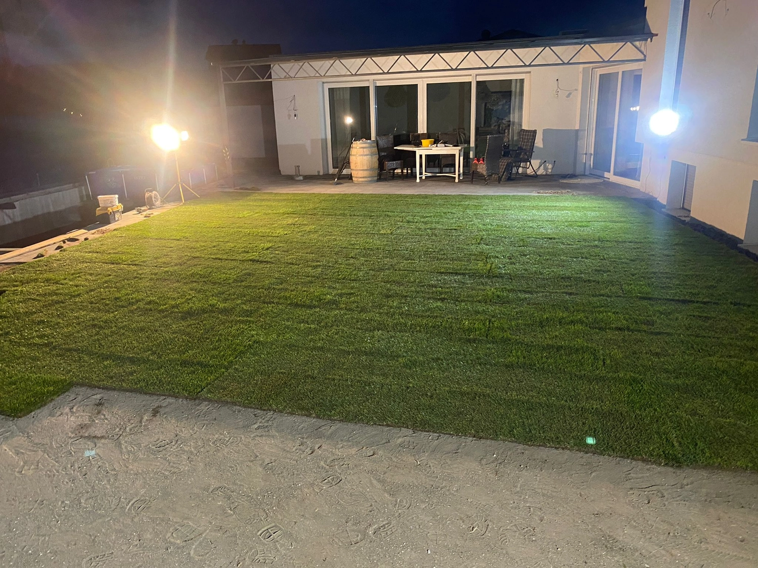 Morina Trockenbau - Bau - Gartenrasen